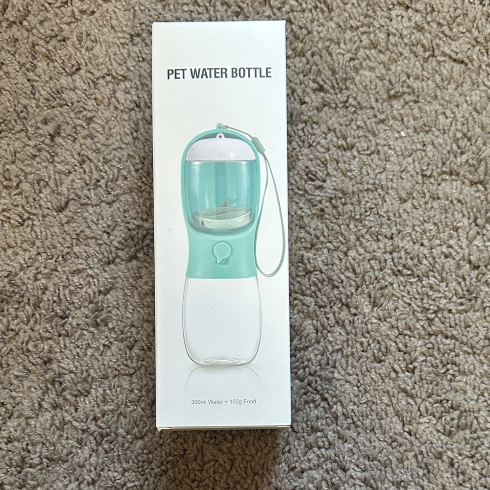 Portable Pet Water Bottle - white